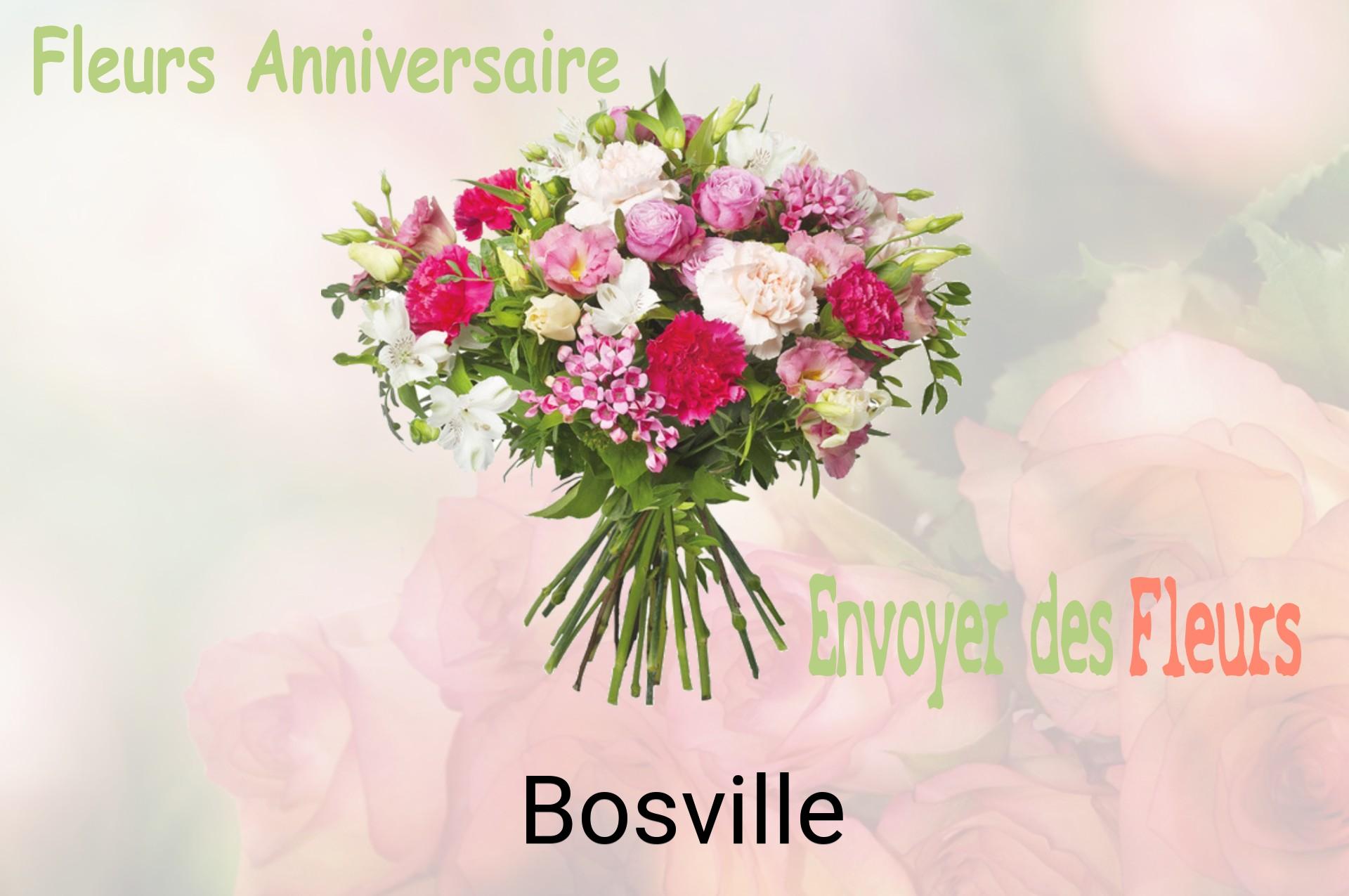Bouquet de fleurs d’anniversaire livré à Bosville